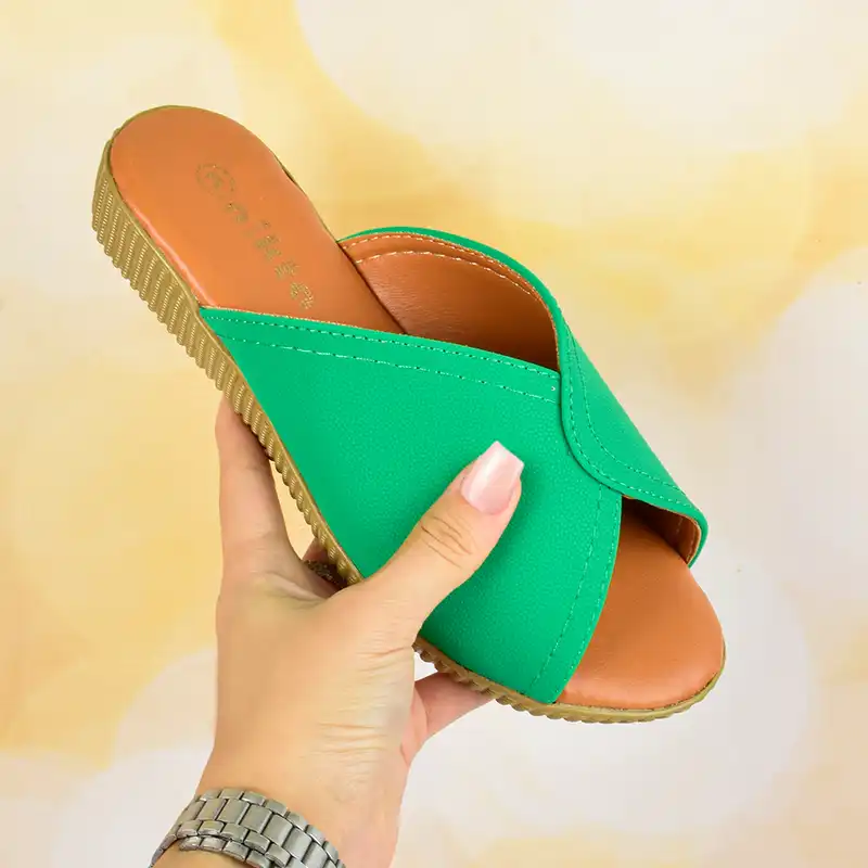 دمپایی زنانه نیکتا مدل ناگویامی GRN.4048