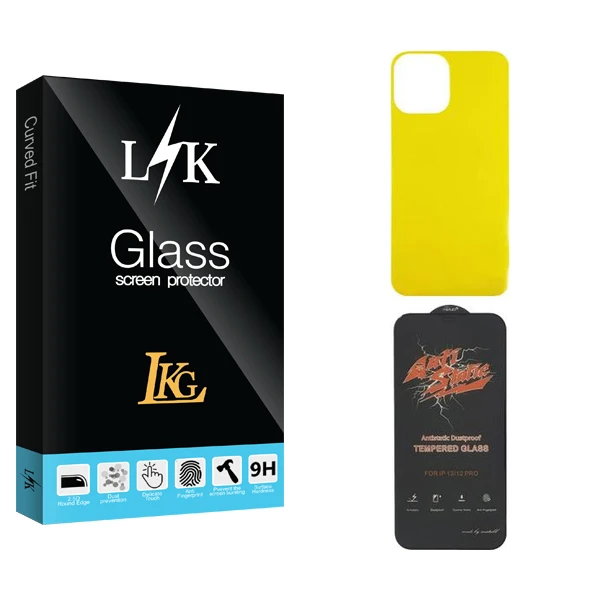 محافظ صفحه نمایش ال کا جی مدل LK  ANTI-STATIC مناسب برای گوشی موبایل اپل iPhone 11 pro  به همراه محافظ پشت گوشی