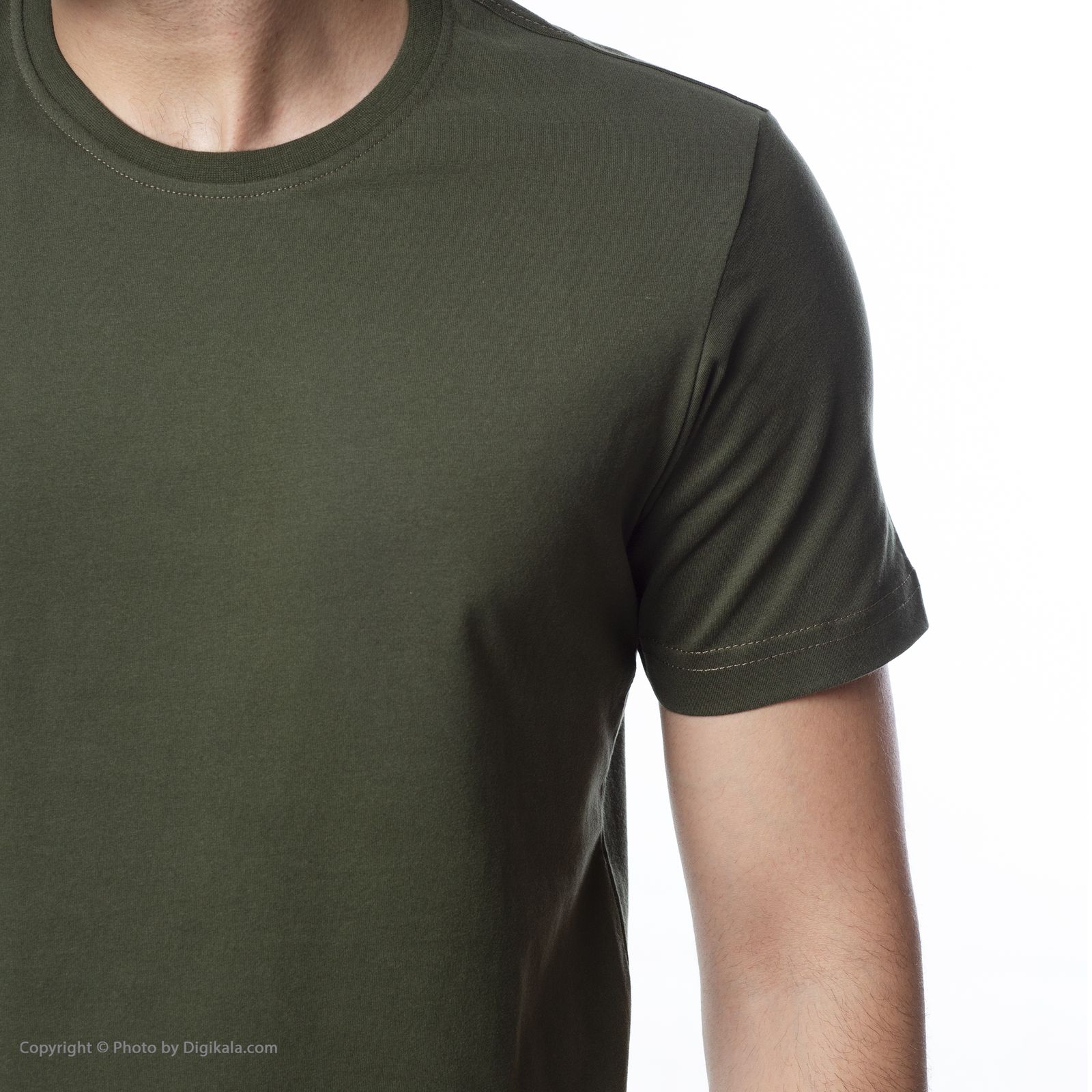 تی شرت  آستین کوتاه مردانه جامه پوش آرا مدل 4011010208-43 -  - 7