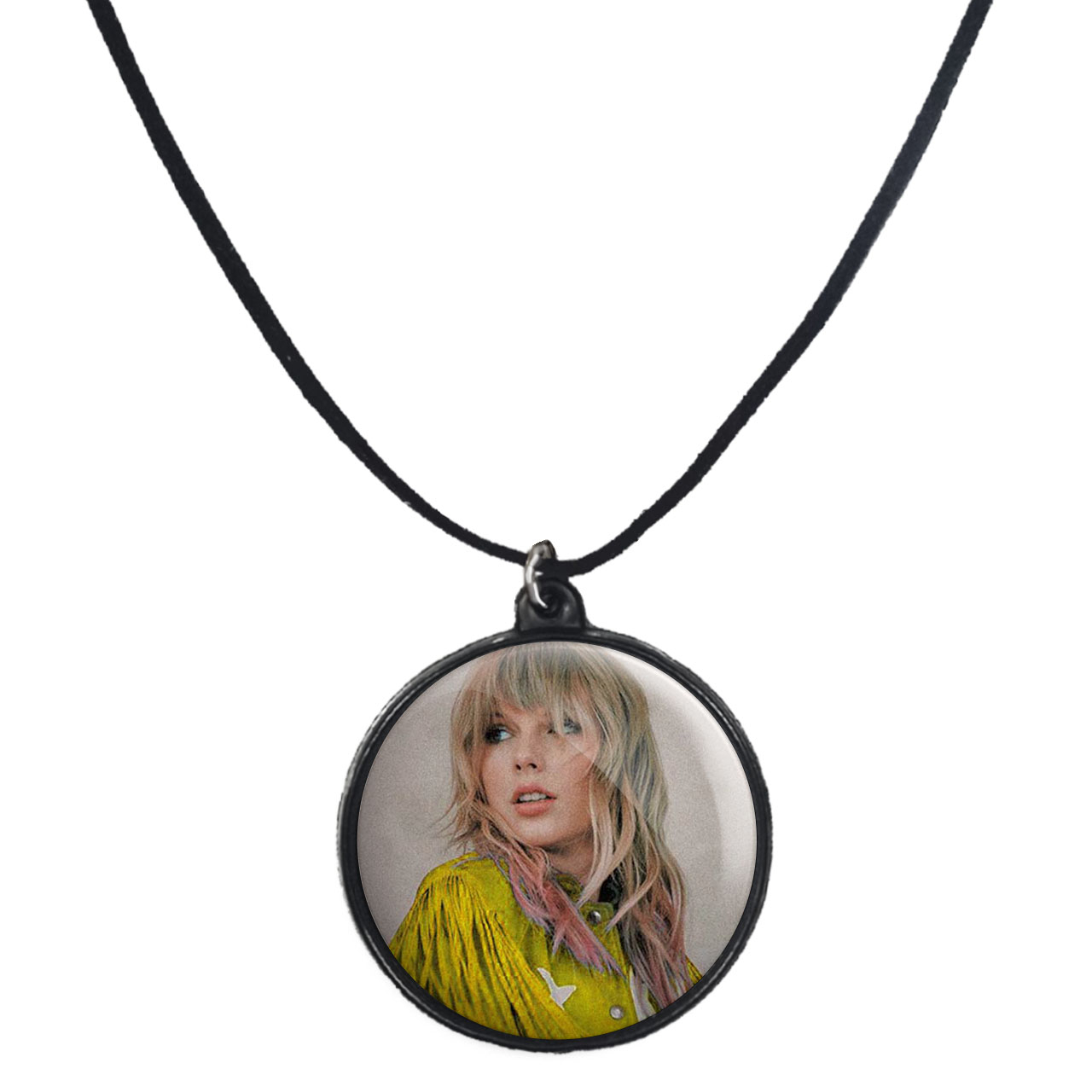 گردنبند پرمانه طرح تیلور سویفت کد pmb.2872 مدل دو طرفه