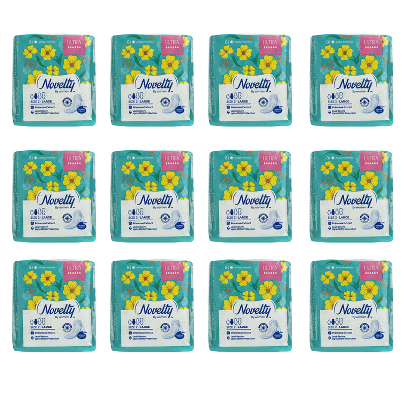 نوار بهداشتی ناولتی مدل Zinc Plus مجموعه 12 عددی نوار بهداشتی ناولتی مدل Zinc Plus مجموعه 12 عددی