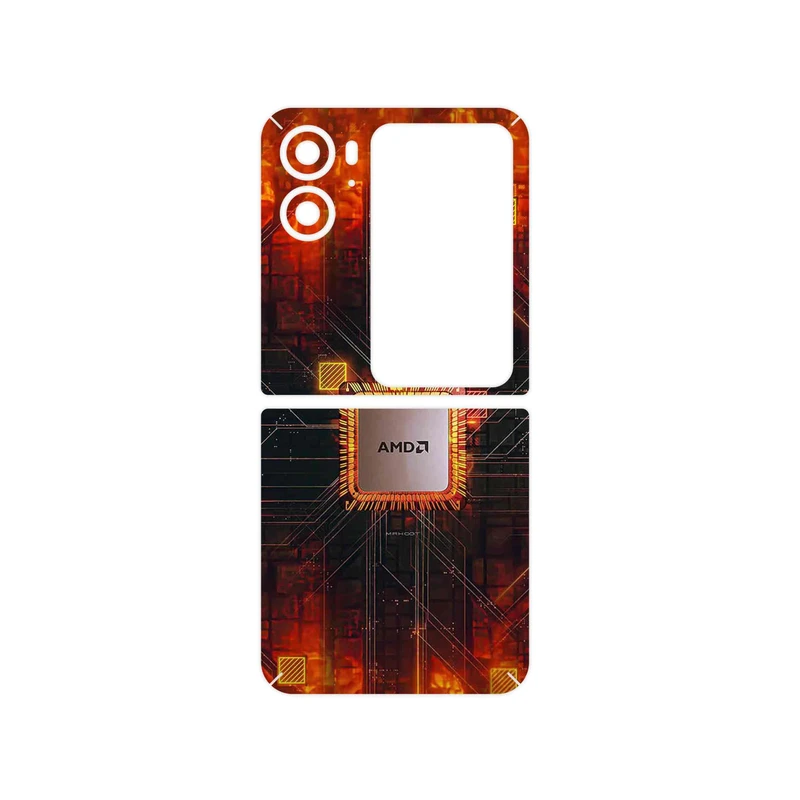 برچسب پوششی ماهوت مدل AMD مناسب برای گوشی موبایل اپو Find N2 Flip