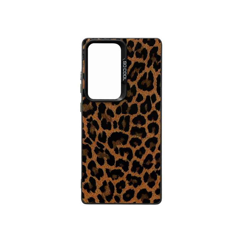 کاور مدل سوکول طرح پلنگی کد Leopard86 مناسب برای گوشی موبایل سامسونگ Galaxy S25 Ultra