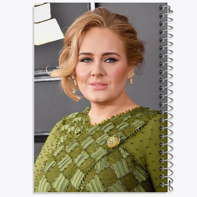 دفتر مشق 50 برگ خندالو مدل ادل Adele کد 2944