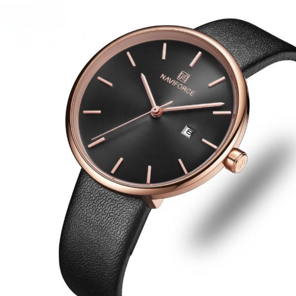 ساعت مچی عقربه‌ای کوارتز زنانه نیوی فورس مدل naviforce nf5002