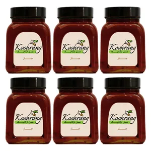 عسل جاز رویال کندو کوهرنگ - 900 گرم بسته 6 عددی