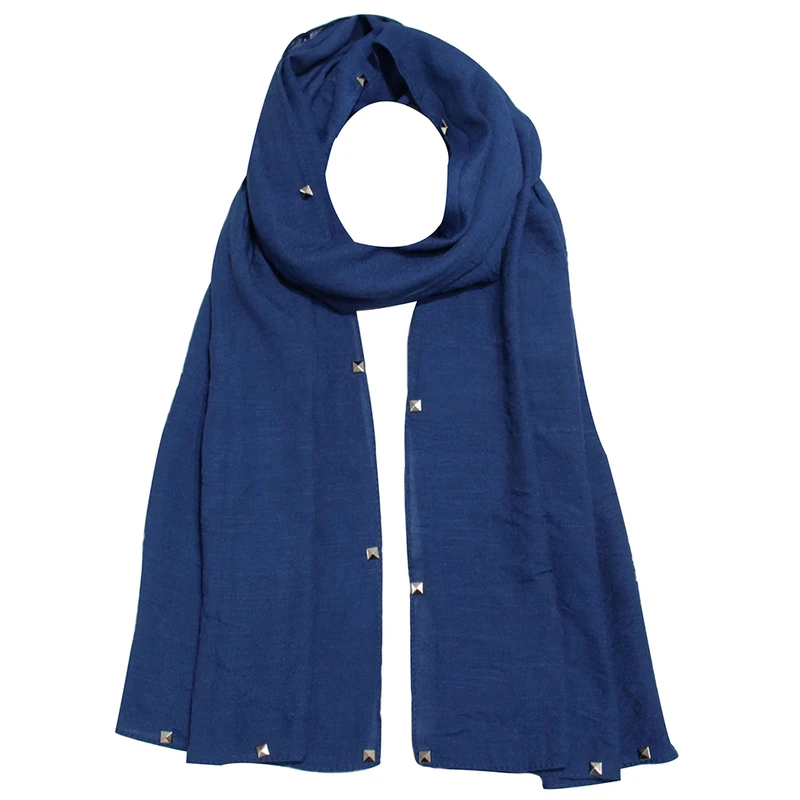 شال زنانه مدل نخ ساده پرچی پاییزی کد 702525