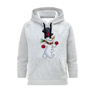 هودی زنانه مدل آدم برفی کد B168 رنگ طوسی