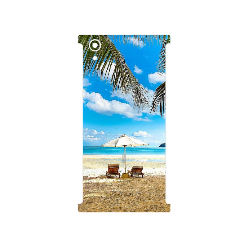 برچسب پوششی ماهوت مدل Beach مناسب برای گوشی موبایل سونی Xperia XA1 Plus
