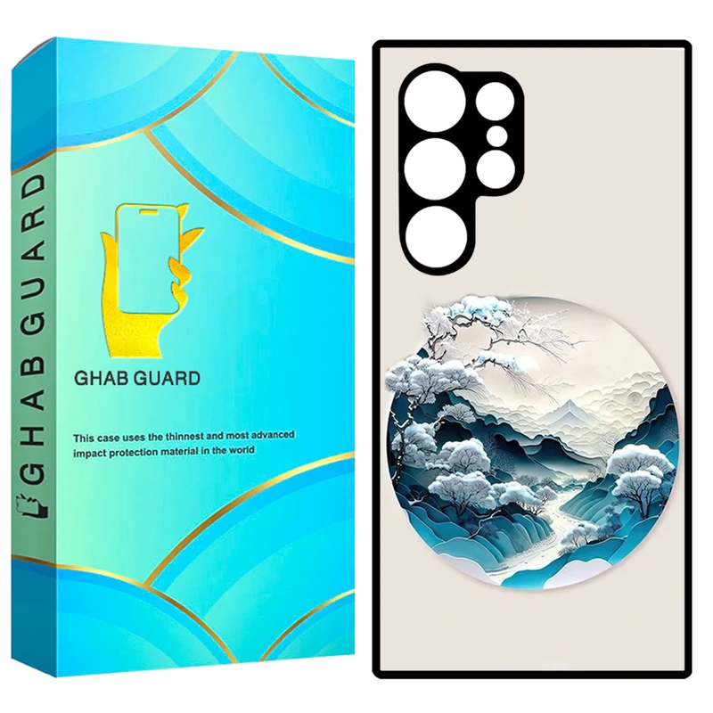 کاور قاب گارد طرح طبیعت مدل GCHPS23U مناسب برای گوشی موبایل سامسونگ Galaxy S23 Ultra 5G