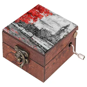 جعبه موزیکال مدل هندلی طرح برج ساعت بیگ بن انگلستان کد 1047