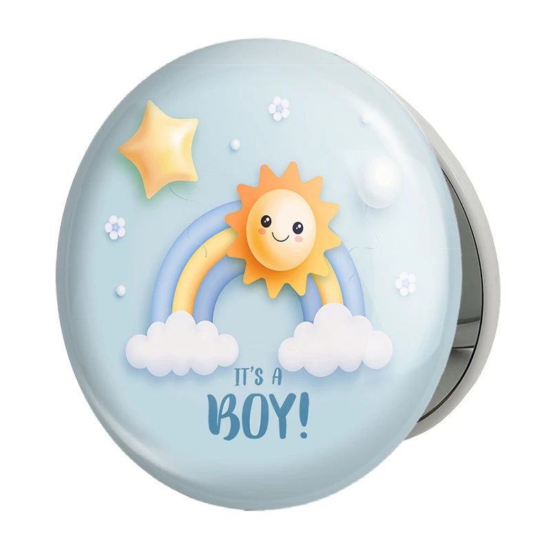 آینه جیبی خندالو طرح تعیین جنسیت مدل تاشو کد 10957 