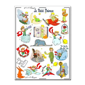 برچسب مدل برش خورده طرح شازده کوچولو