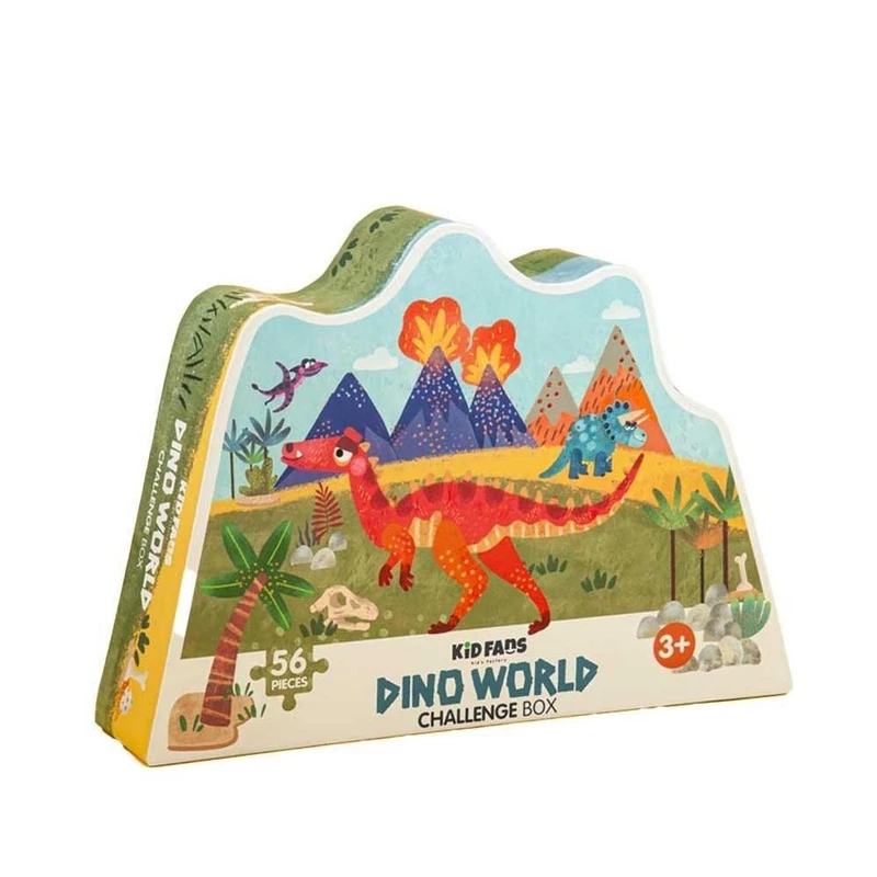 پازل 56 تکه کیدفنز مدل دایناسورها کد 101120 مناسب 3 سال به بالا