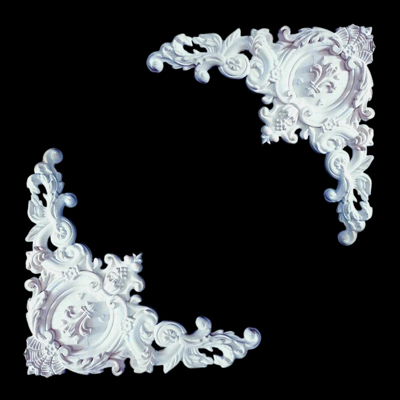 ابزار پیش ساخته مدل گل پی وی سی گوشه کد 30×30 بسته 2 عددی