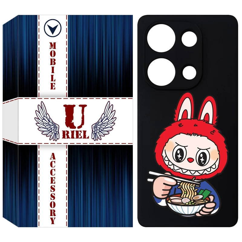 کاور یوریل مدل KSH کد 117 طرح عروسک لبوبو مناسب برای گوشی موبایل شیائومی Redmi Note 14S / Note 13 Pro 4G / Poco M6 Pro 4G