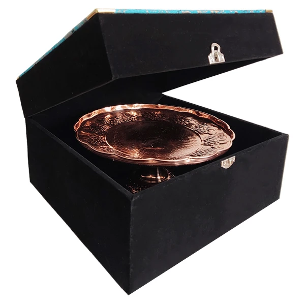 شیرینی خوری مسی مدل آوان کد HS113