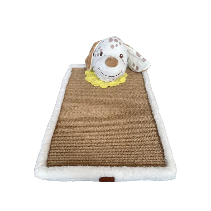 اسباب بازی گربه مدل اسکرچر مسطیلی طرح سگ خالدار