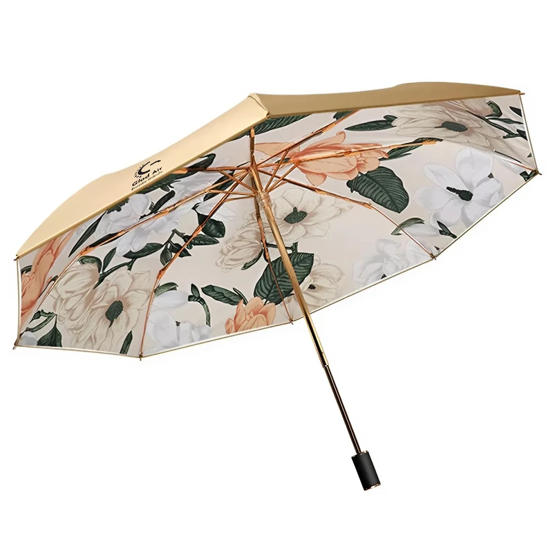 چتر 8 پره گلد ایر مدل نانو آبگریز طرح Spring قطر 100 سانتی‌متر