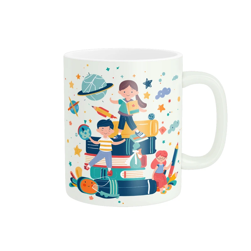 ماگ پاد آفرین طرح دانش آموز کتاب نوجوان کد PM486