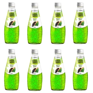 نوشیدنی تخم شربتی با طعم موهیتو السیما - 300 میلی لیتر بسته 8 عددی