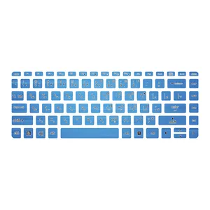 برچسب حروف فارسی کیبورد توییجین و موییجین مدل blue 01 مناسب برای لپ تاپ اچ پی Elitebook 745 G2 (2014,2015)