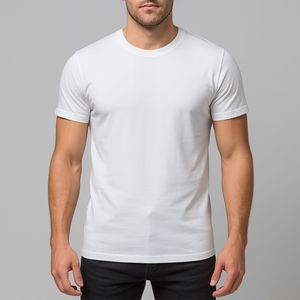 تی‌شرت آستین کوتاه مردانه مدل A22 رنگ سفید