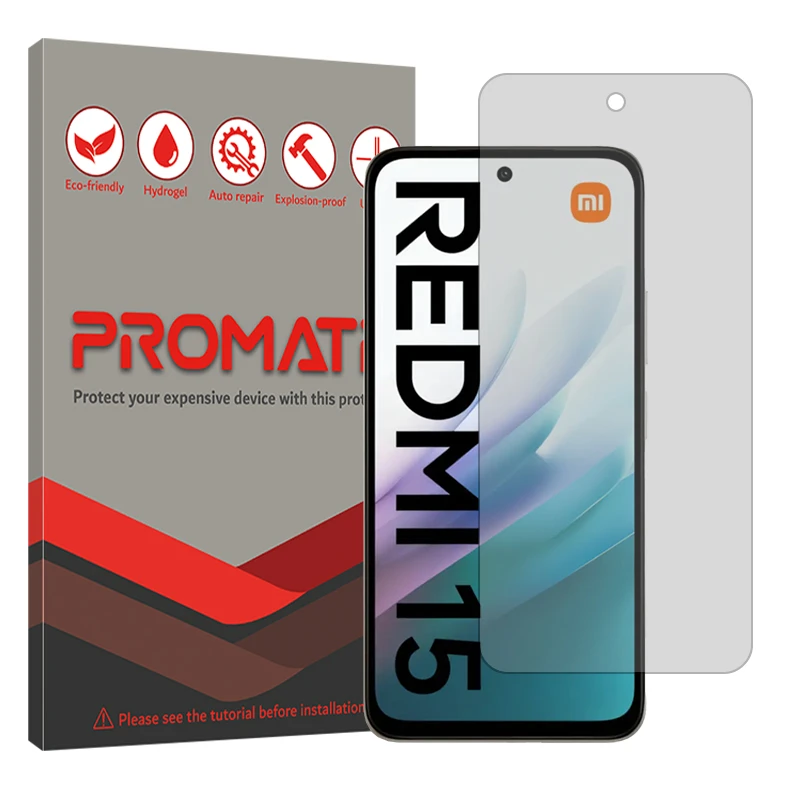 محافظ صفحه نمایش مات پرومیت مدل Resistant مناسب برای گوشی موبایل شیائومی Redmi 15 4G