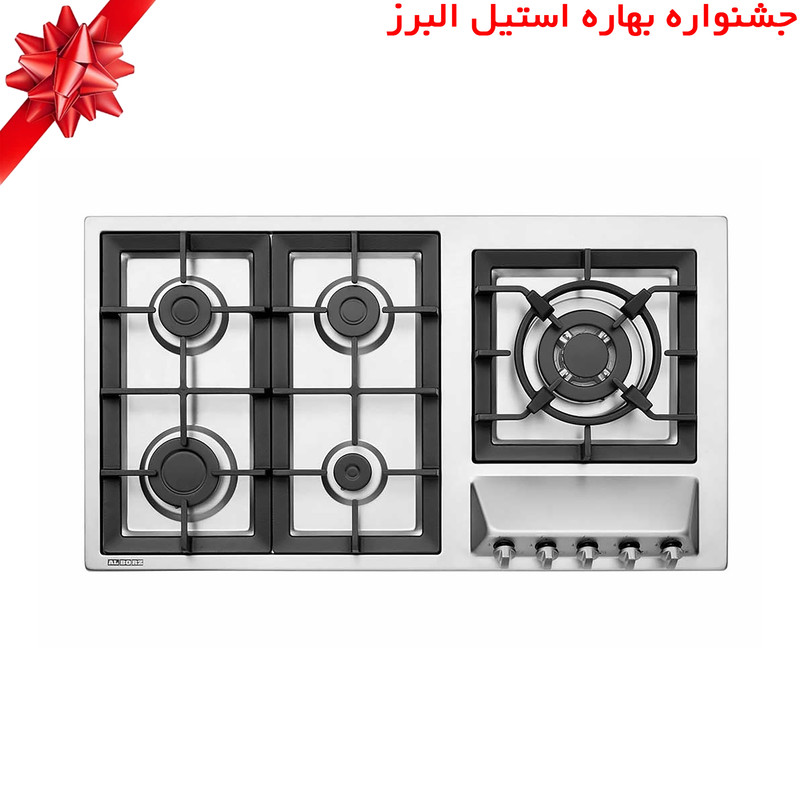 اجاق گاز صفحه ای استیل البرز مدل S-5959i