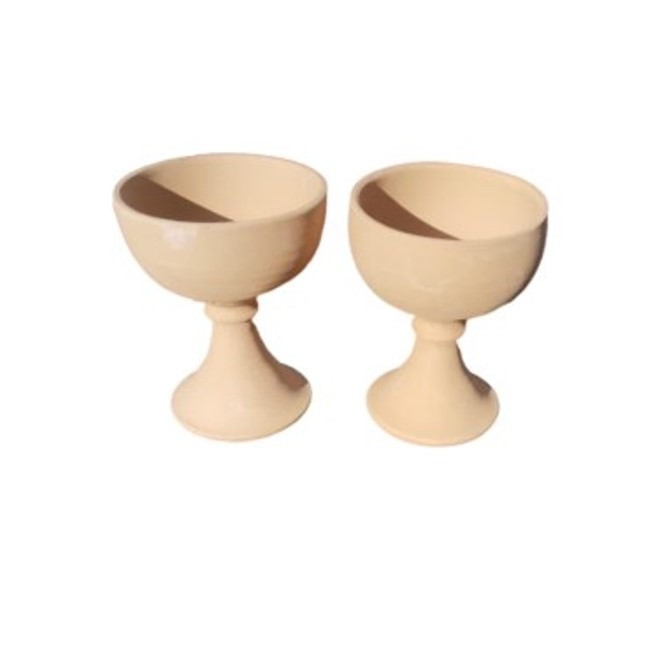 کاسه سفالی مدل خام بسته 2 عددی