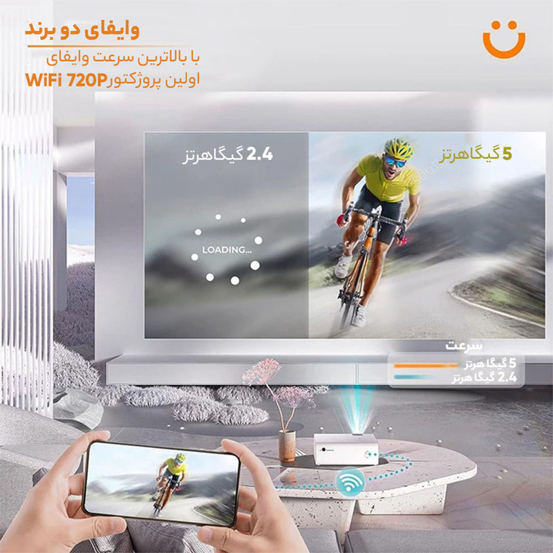 ویدئو پروژکتور یابر مدل V5