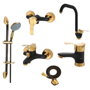 ست شیرآلات فاخته مدل کارن MT2 مجموعه 6 عددی