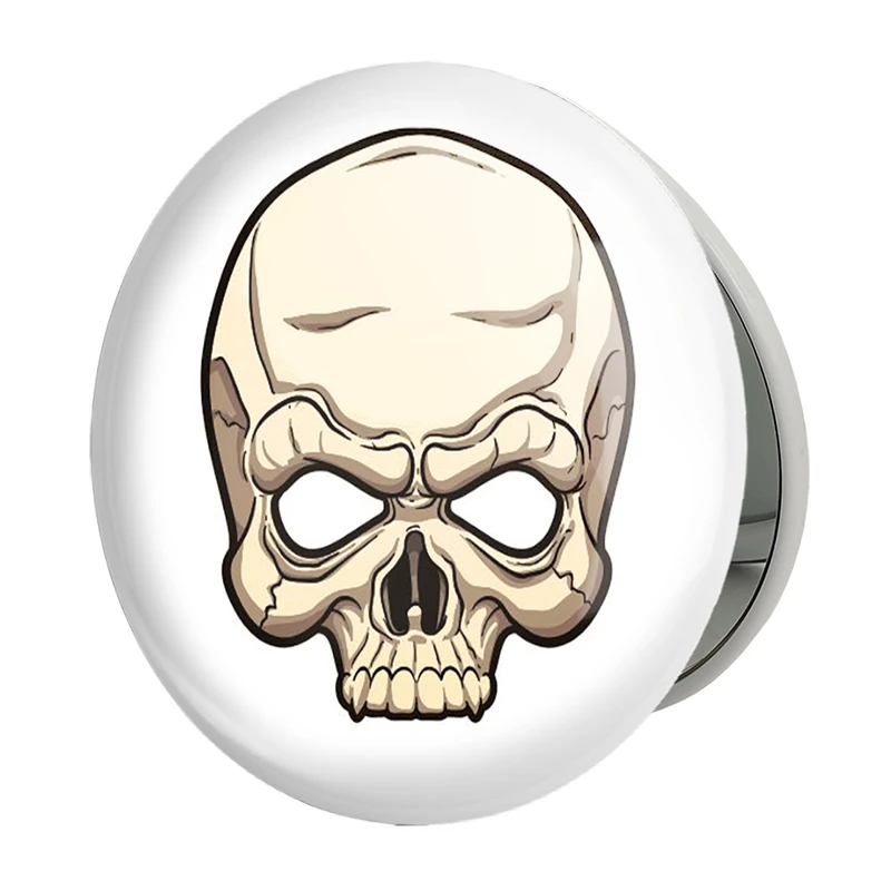 آینه جیبی خندالو طرح اسکلت Skleton مدل تاشو کد 1223 