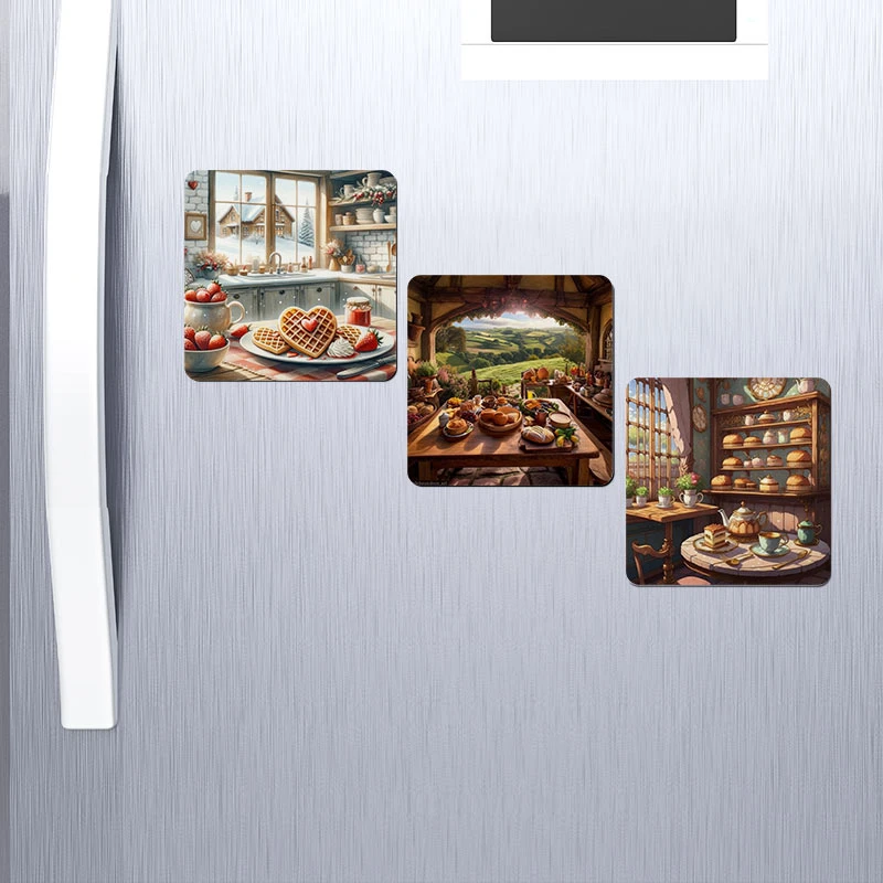مگنت یخچالی صباطرح مدل آشپزخانه فانتزی مجموعه 3 عددی کد M717