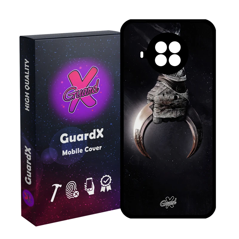 کاور گارد ایکس طرح شوالیه ماه مدل Glass10451 مناسب برای گوشی موبایل شیائومی  MI 10T Lite/Redmi Note 9 Pro 5G/10I 5G