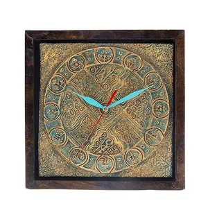ساعت دیواری گالری آسوریک طرح گل کد 86011