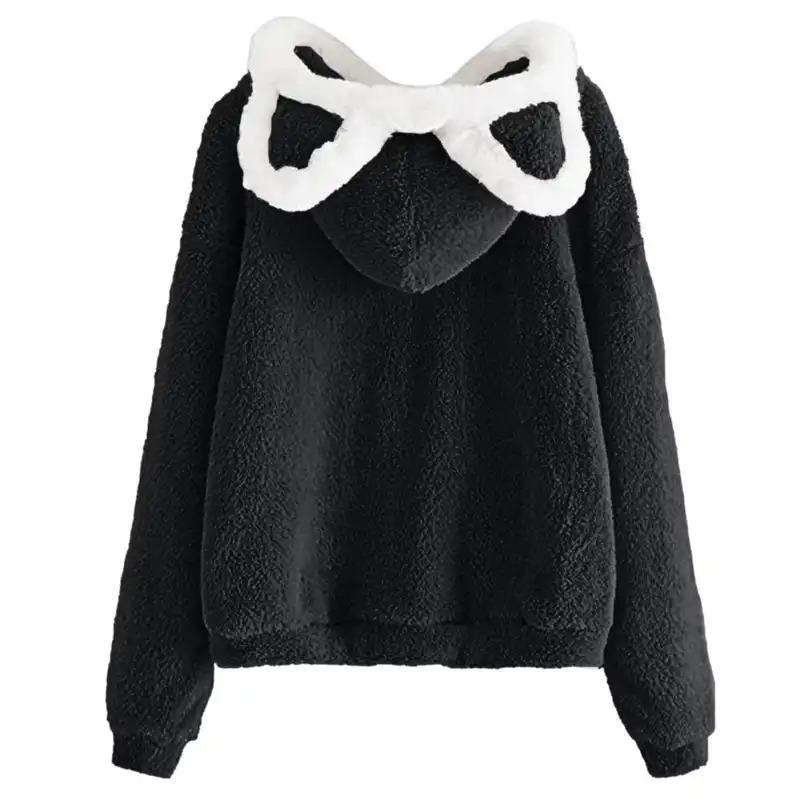 هودی زنانه مدل خرگوشی پنبه ای 02