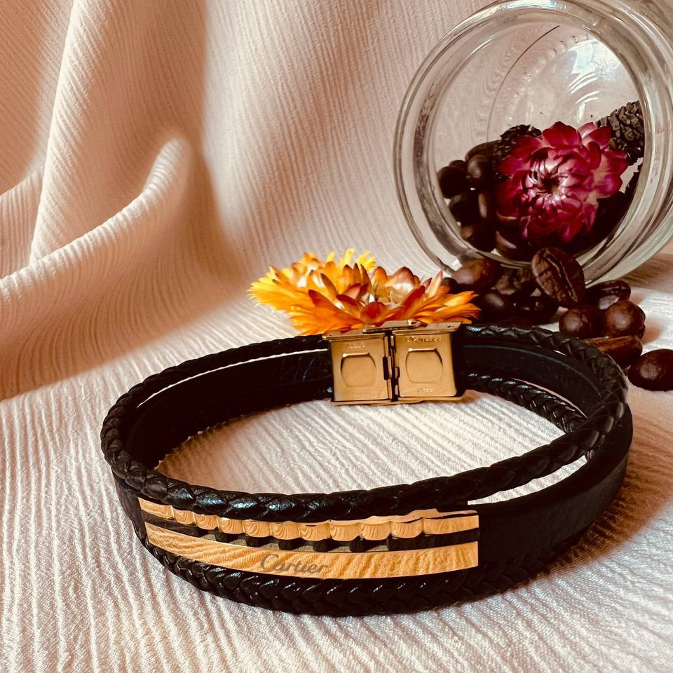 دستبند مردانه مدل دندونه دار کد kr