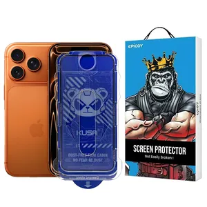  Epicoy Kusa Easy install Kit Screen Protector For Apple iPhone 17 Pro/ 17 / 16 Pro  With Install Kit