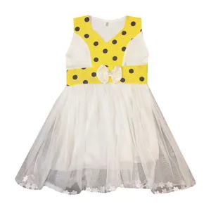 پیراهن دخترانه طرح توپی مدل A.S7173