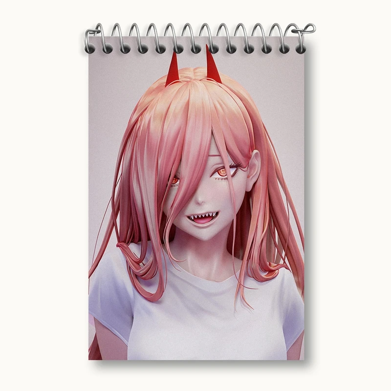 دفتر یادداشت 50 برگ خندالو مدل انیمه دارلینگ (Darling) کد F264