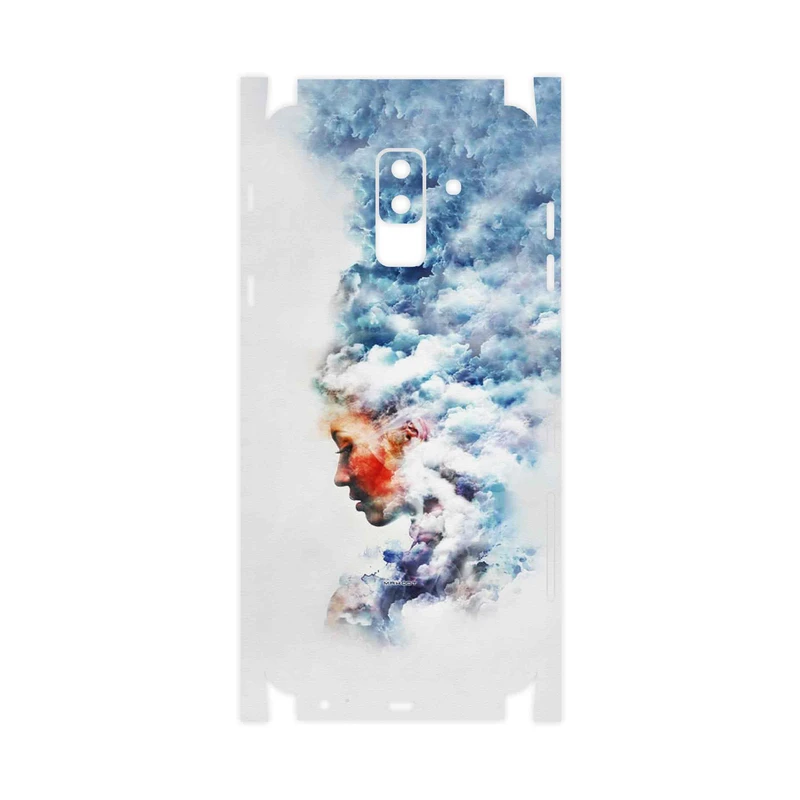 برچسب پوششی ماهوت مدل Women and the Cloud Digital Art-FullSkin مناسب برای گوشی موبایل سامسونگ Galaxy A6 Plus 2018