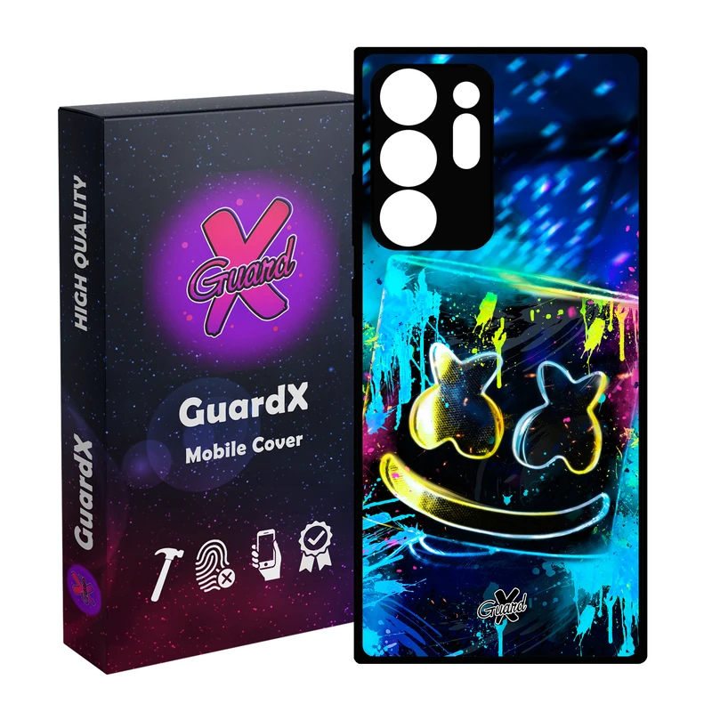 کاور گارد ایکس طرح Marshmello مدل Glass10104 مناسب برای گوشی موبایل سامسونگ Galaxy Note 20 Ultra