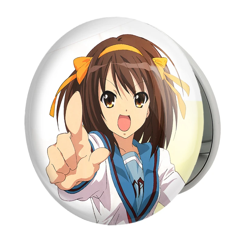 آینه جیبی خندالو طرح انیمه ناپدید شدن هاروهی سوزومیا مدل تاشو کد 24309 