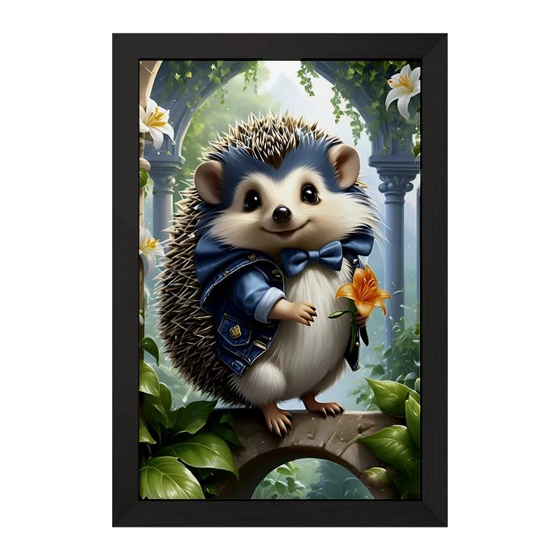 تابلو خندالو مدل جوجه تیغی کد F6752