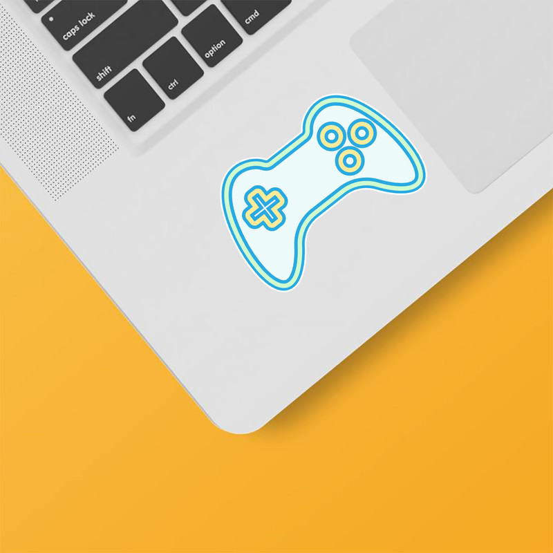 استیکر لپ تاپ و موبایل بووم طرح گیمینگ مدل Joystick کد MD56