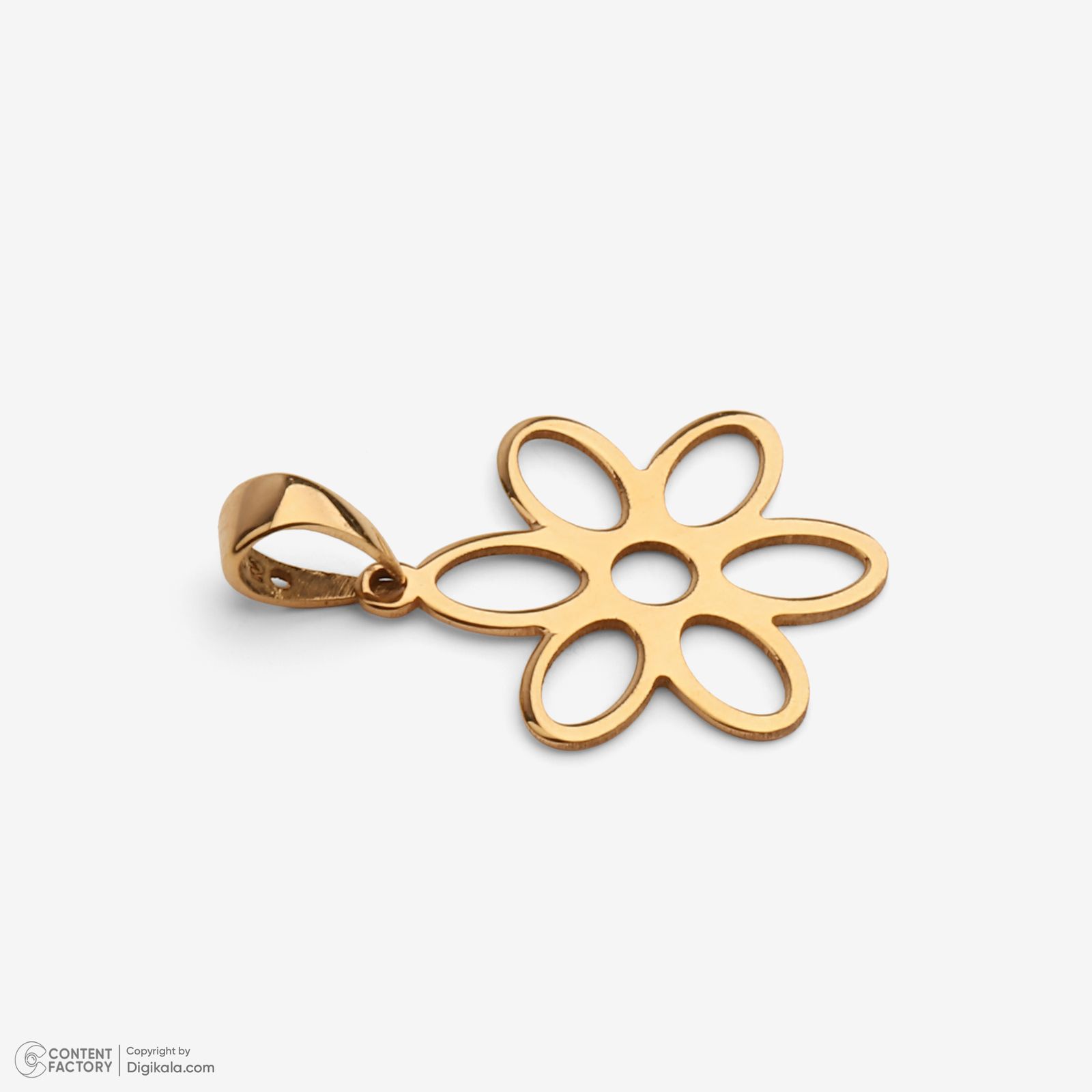 نیم ست طلا 18 عیار زنانه سایا گلد مدل گل ns23 -  - 4