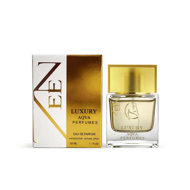 ادوپرفیوم زنانه لاکچری آکوا مدل ZEEN با رایحه خنک حجم 50 میلیلیتر ادوپرفیوم زنانه لاکچری آکوا مدل ZEEN با رایحه خنک حجم 50 میلیلیتر