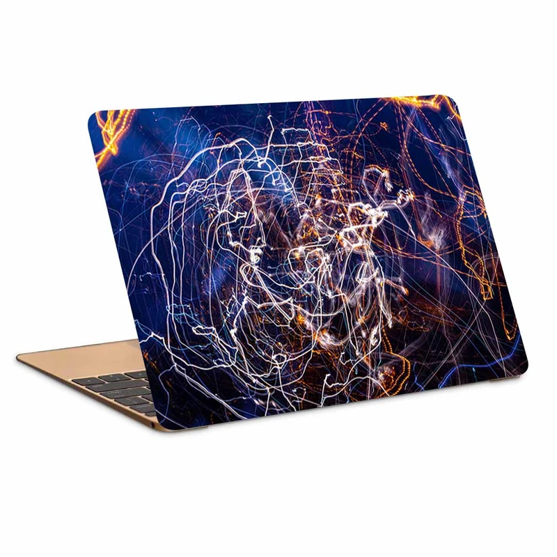 استیکر لپ تاپ طرح light lines long exposure کد N-333مناسب برای لپ تاپ 15.6 اینچ