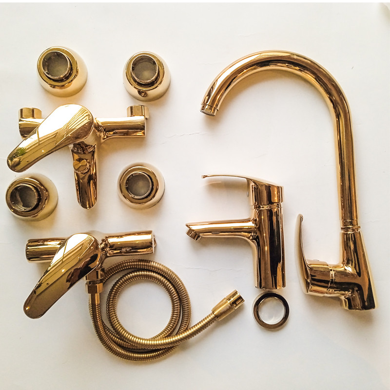 ست شیرآلات اندیکا مدل پریا PGW11 مجموعه 11 عددی